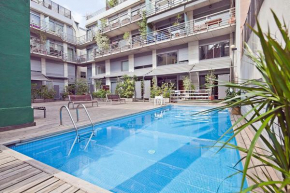 Mid-term rentals in Barcelona with Swimming Pool